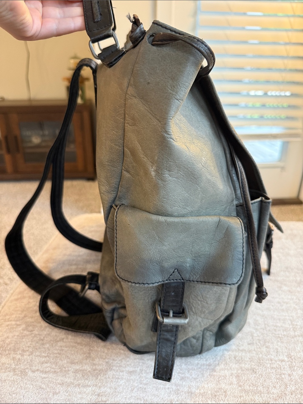 Free people leather backpack - Picture 8 of 8